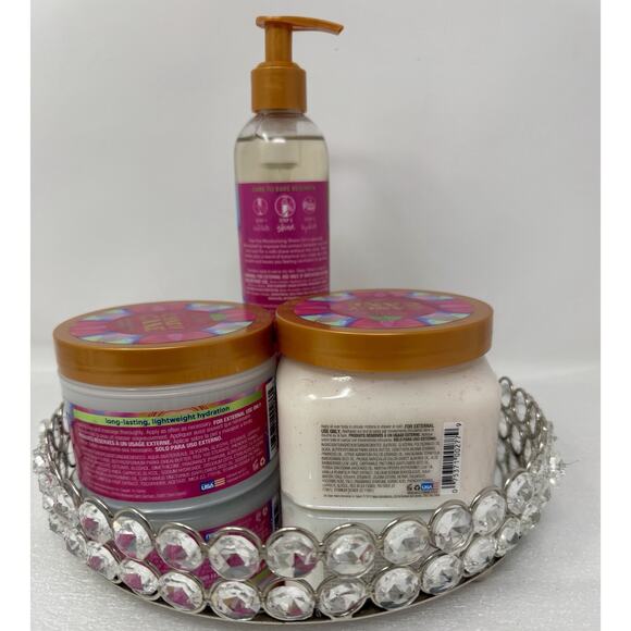 Tree Hut Candy Cane Shea Sugar Scrub Whipped Shea Body Butter & Shave Oil Bundle - Picture 3 of 7